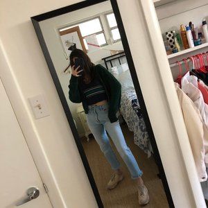 A&F Stretchy Straight Legged Jeans